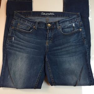 Aeropostale boyfriend crop jeans